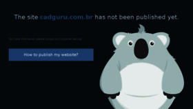 What Cadguru.com.br website looked like in 2016 (7 years ago)