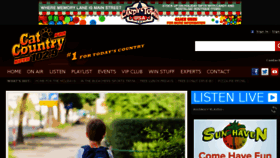 What Catcountry1029.com website looked like in 2016 (7 years ago)
