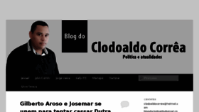 What Clodoaldocorrea.com.br website looked like in 2016 (7 years ago)