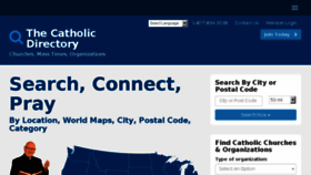 What Catholicdirectory.com website looked like in 2016 (7 years ago)