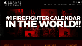 What Cofirefightercalendar.org website looked like in 2016 (7 years ago)