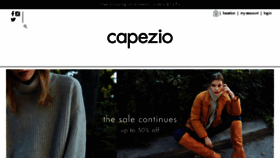 What Capezioshoes.ca website looked like in 2016 (7 years ago)