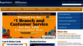What Communitycu.ca website looked like in 2016 (8 years ago)