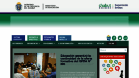What Chubut.edu.ar website looked like in 2016 (7 years ago)