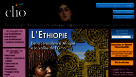 What Clio.fr website looked like in 2016 (8 years ago)