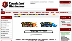 What Consoleland.it website looked like in 2016 (7 years ago)