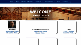 What Canyoncounty.org website looked like in 2016 (7 years ago)