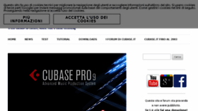 What Cubase.it website looked like in 2016 (7 years ago)
