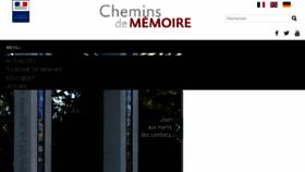 What Cheminsdememoire.gouv.fr website looked like in 2016 (7 years ago)