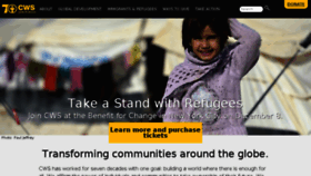 What Churchworldservice.org website looked like in 2016 (7 years ago)
