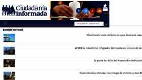 What Ciudadaniainformada.com website looked like in 2016 (7 years ago)