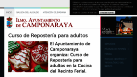 What Camponaraya.org website looked like in 2016 (7 years ago)