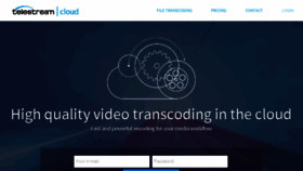 What Cloud.telestream.net website looked like in 2016 (7 years ago)