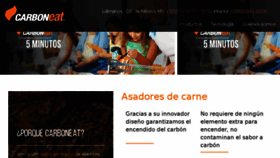 What Carboneat.com website looked like in 2016 (9 years ago)