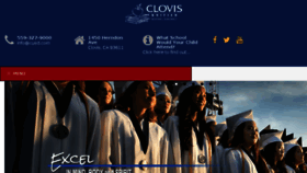 What Clovisusd.k12.ca.us website looked like in 2016 (7 years ago)