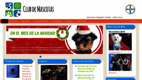 What Clubmascotas.cl website looked like in 2016 (7 years ago)