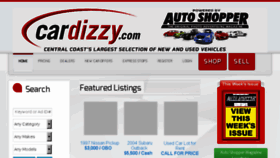 What Cardizzy.com website looked like in 2016 (7 years ago)