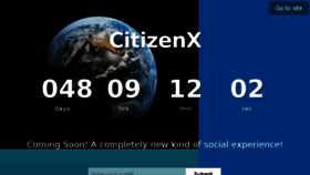 What Citizenx.com website looked like in 2016 (7 years ago)