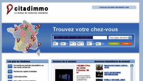 What Citadimmo.fr website looked like in 2016 (7 years ago)