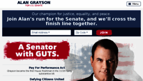 What Congressmanwithguts.com website looked like in 2016 (7 years ago)