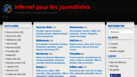 What Cyberjournalisme.net website looked like in 2016 (7 years ago)