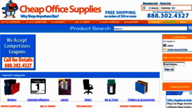 What Cheapofficesupplies.com website looked like in 2011 (13 years ago)