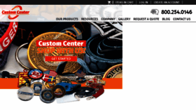 What Customcenter.com website looked like in 2016 (9 years ago)