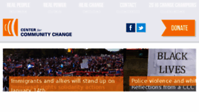 What Communitychange.org website looked like in 2016 (7 years ago)