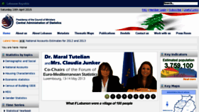 What Cas.gov.lb website looked like in 2016 (8 years ago)
