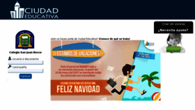 What Colsanjuanbosco.ciudadeducativa.com website looked like in 2016 (7 years ago)