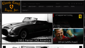 What Ccferrari.com website looked like in 2016 (7 years ago)