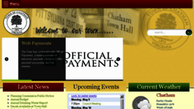 What Chatham-va.gov website looked like in 2016 (7 years ago)