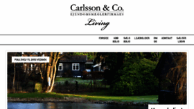 What Carlssonliving.dk website looked like in 2016 (7 years ago)