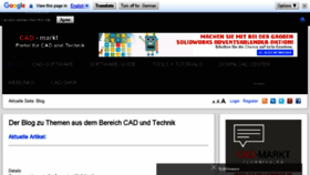 What Cad-markt.de website looked like in 2016 (7 years ago)