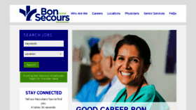 What Careers.bonsecours.com website looked like in 2016 (7 years ago)