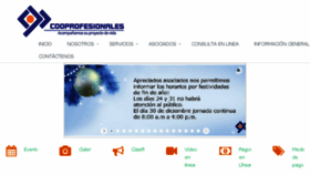 What Cooprofesionales.com.co website looked like in 2016 (7 years ago)