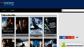 What Cinemay.com website looked like in 2016 (7 years ago)
