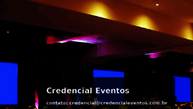 What Credencialeventos.com.br website looked like in 2016 (7 years ago)