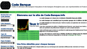 What Code-banque.info website looked like in 2016 (7 years ago)