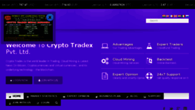 What Cryptotradex.com website looked like in 2016 (7 years ago)