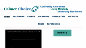 What Calmerchoice.org website looked like in 2016 (7 years ago)