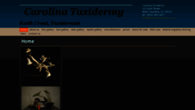 What Carolinataxidermy.com website looked like in 2016 (7 years ago)