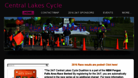 What Centrallakescycle.com website looked like in 2016 (7 years ago)