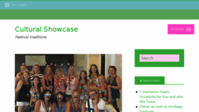 What Culturalshowcase.info website looked like in 2016 (7 years ago)