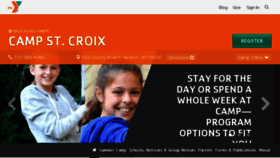 What Campstcroix.org website looked like in 2016 (7 years ago)