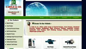 What Cbolepumps.com website looked like in 2016 (7 years ago)