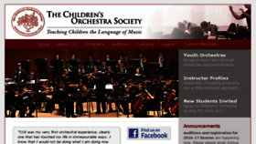 What Childrensorch.org website looked like in 2016 (7 years ago)