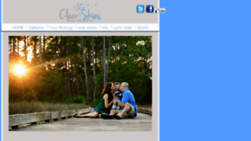 What Clearskiesphoto.com website looked like in 2016 (7 years ago)