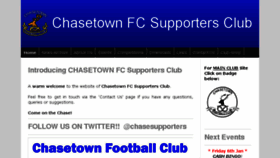 What Chasetownfcsupportersclub.com website looked like in 2016 (7 years ago)