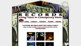 What Capstonerecords.org website looked like in 2016 (7 years ago)